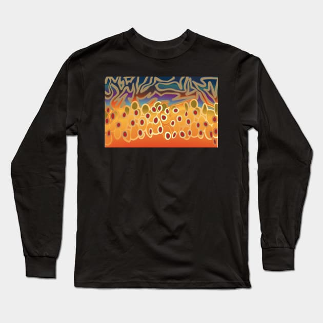 Brook Trout Camo II Long Sleeve T-Shirt by MikaelJenei